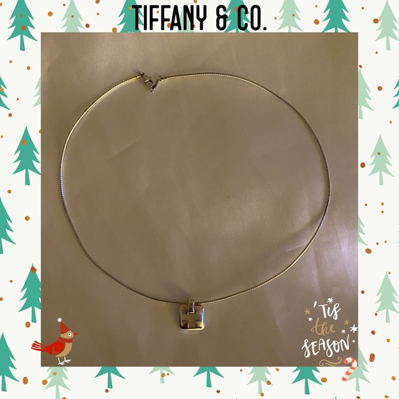 Tiffany & Co. Snake Chain & Open Cross Charm - Picture 11 of 12